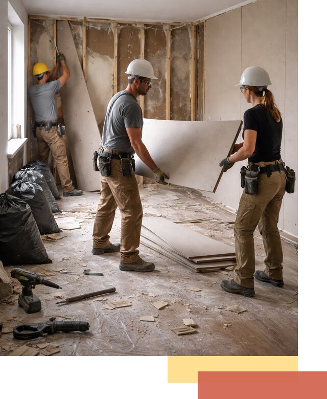 Демонтаж стеновых панелей в Дубне быстро и аккуратно