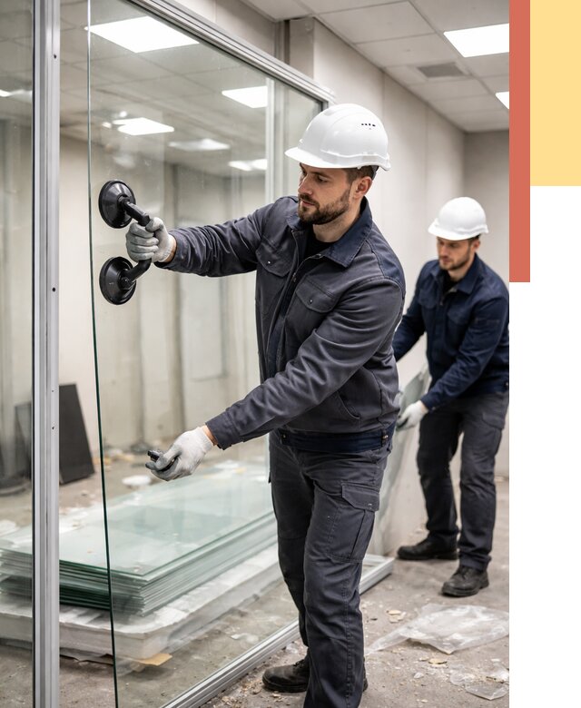 Демонтаж стеклянных перегородок в Дубне от 3267 руб. — быстро и недорого | ОТДЕЛОЧНИК-Дбн