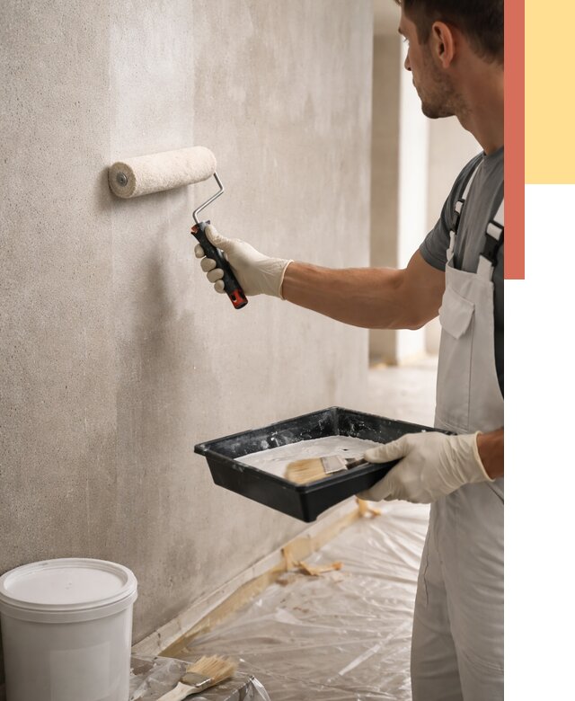 Грунтовка стен в Дубне от 2246 руб. м2 — быстро, недорого, с материалом | ОТДЕЛОЧНИК-Дбн