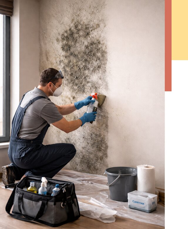 Удаление плесени со стен в Дубне от 2195 руб. — быстро и недорого | ОТДЕЛОЧНИК-Дбн