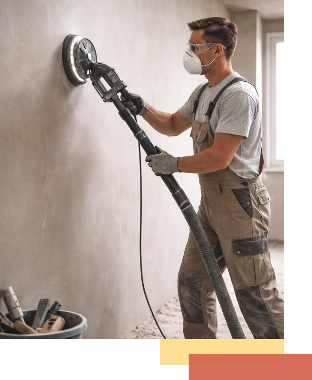 Профессиональная шлифовка стен в Дубне быстро и качественно