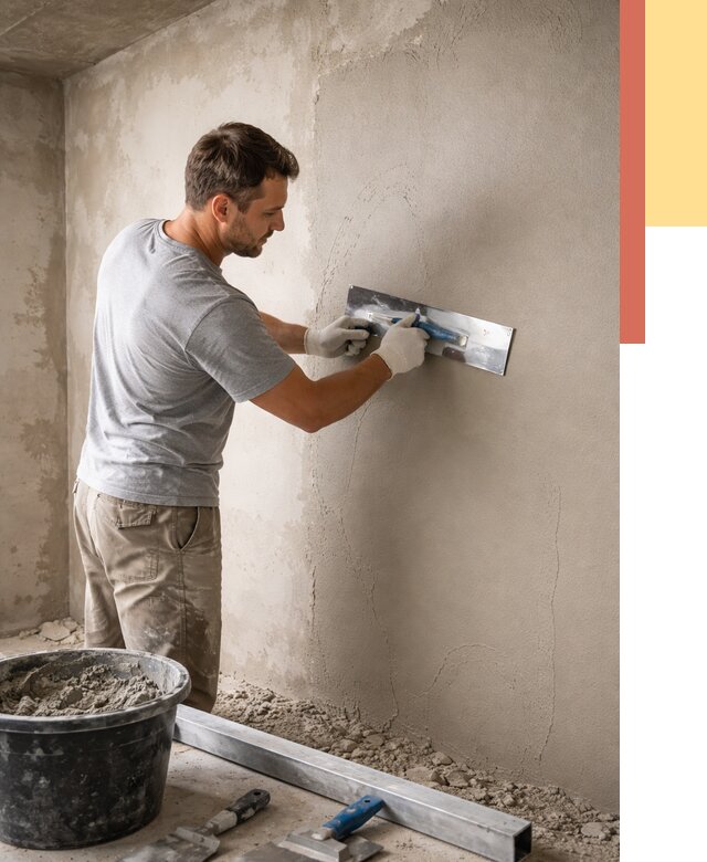 Штукатурка стен без маяков в Дубне от 7350 руб/м2 — услуги и цена | ОТДЕЛОЧНИК-Дбн