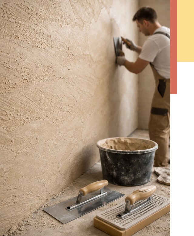 Декоративная штукатурка травертин в Дубне от 1838 руб/м2 — качественно и недорого | ОТДЕЛОЧНИК-Дбн