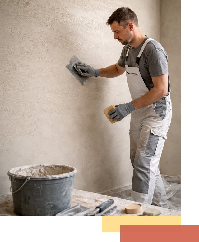 Декоративная штукатурка травертин в Дубне для стен и потолков