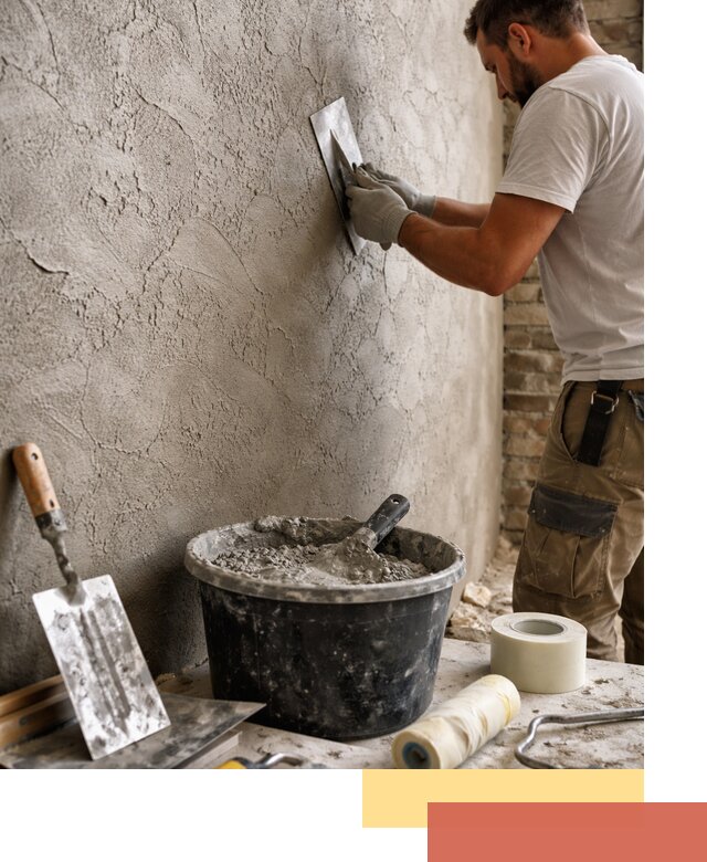 Декоративная штукатурка лофт в Дубне — отделка стен и потолков