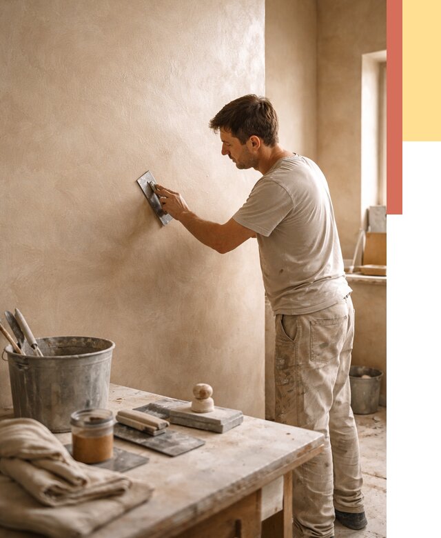 Марокканская штукатурка таделакт в Дубне под ключ от 4288 руб. | ОТДЕЛОЧНИК-Дбн