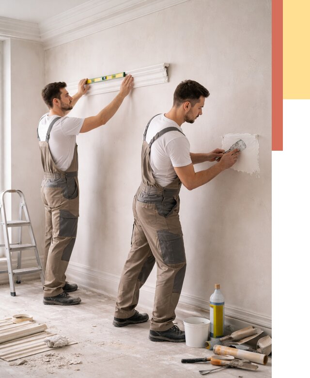 Монтаж лепнины на стены в Дубне от 4594 руб. — недорого, быстро | ОТДЕЛОЧНИК-Дбн