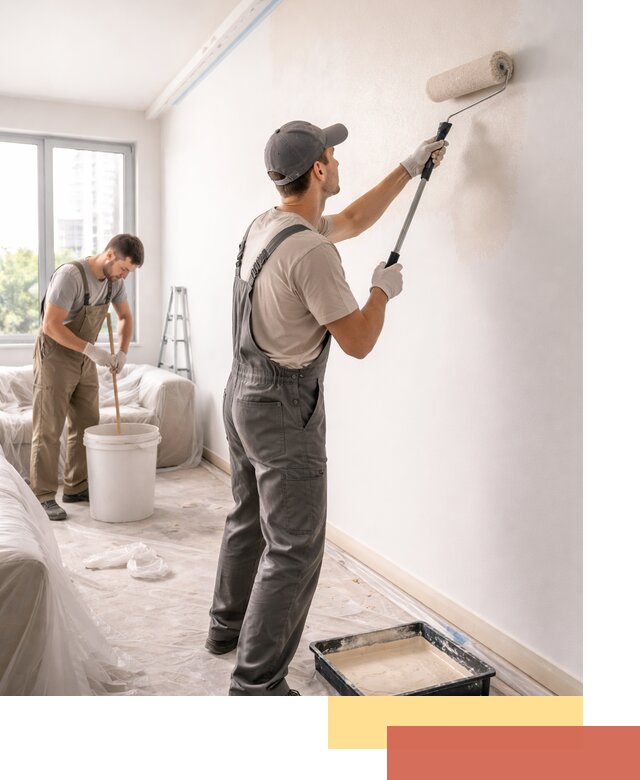 Покраска стен в офисе в Дубне — быстрый и качественный ремонт