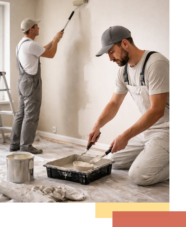 Покраска стен в квартире в Дубне — профессионально и аккуратно