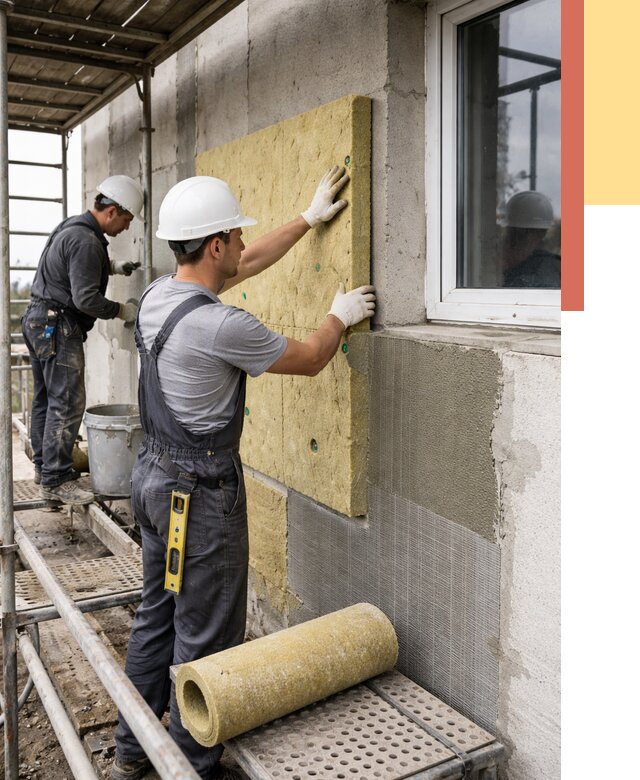 Утепление стен в Дубне от 4390 руб. под ключ — быстро и недорого | ОТДЕЛОЧНИК-Дбн