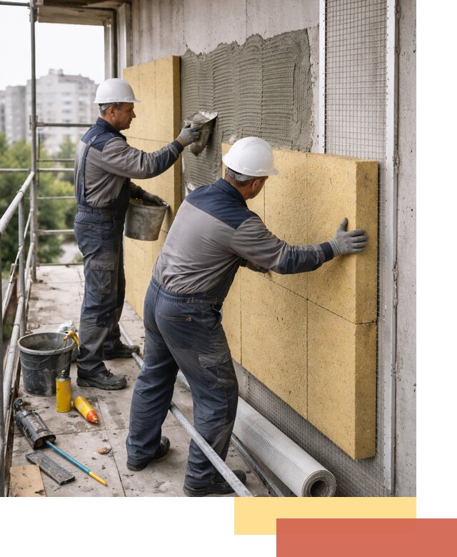 Утепление стен зданий и домов в Дубне качественно и надежно