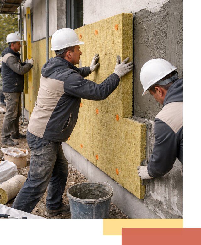 Утепление стен минватой в Дубне — тепло и звукоизоляция