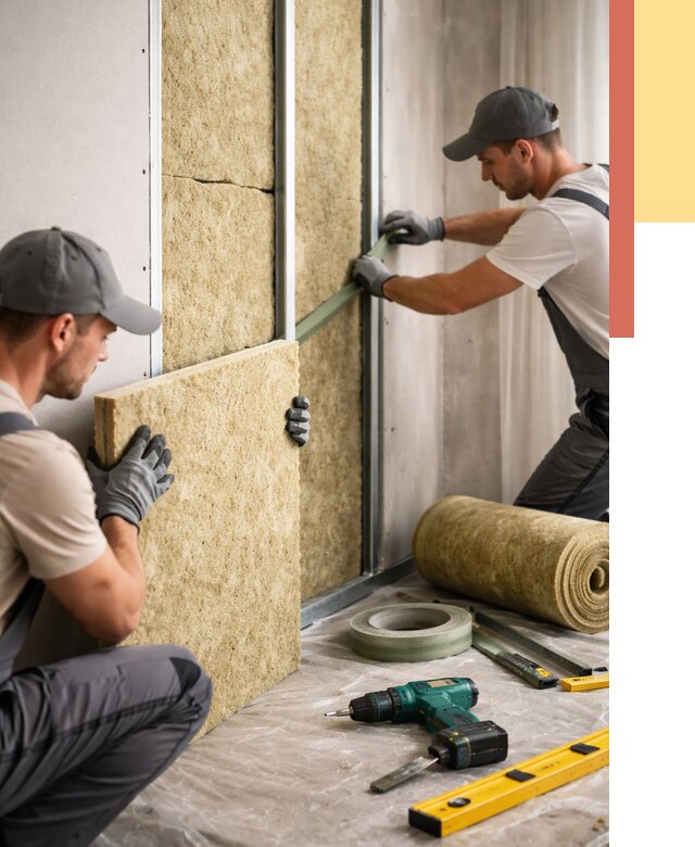 Шумоизоляция стен в Дубне под ключ от 1889 руб. | ОТДЕЛОЧНИК-Дбн