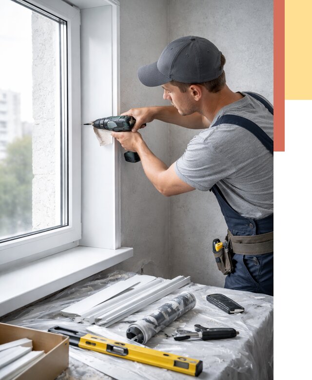 Установка пластиковых откосов в Дубне от 2297 руб. | ОТДЕЛОЧНИК-Дбн монтаж, быстро и недорого