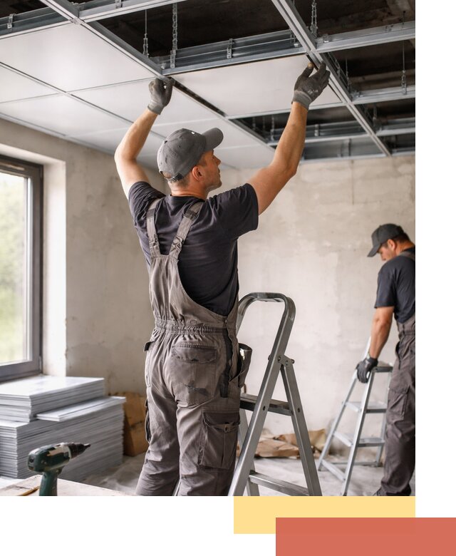 Монтаж кассетного потолка в Дубне качественно и быстро