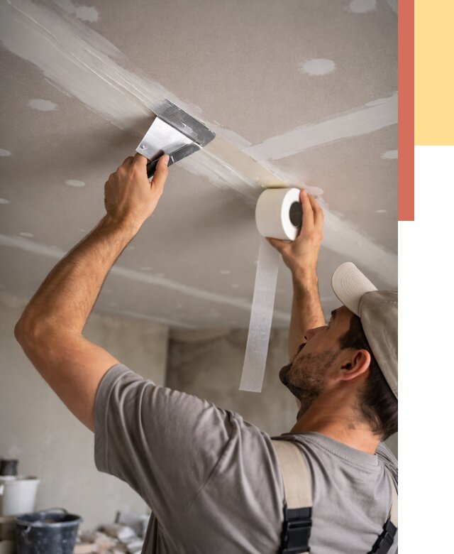 Обработка швов потолка ГКЛ в Дубне от 7657 руб. под ключ | ОТДЕЛОЧНИК-Дбн