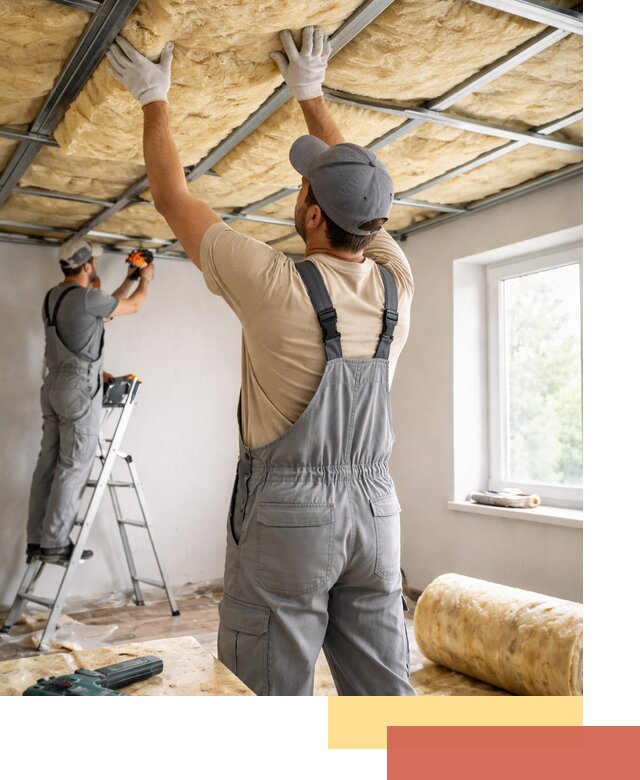 Утепление потолка под ключ в Дубне качественно и быстро