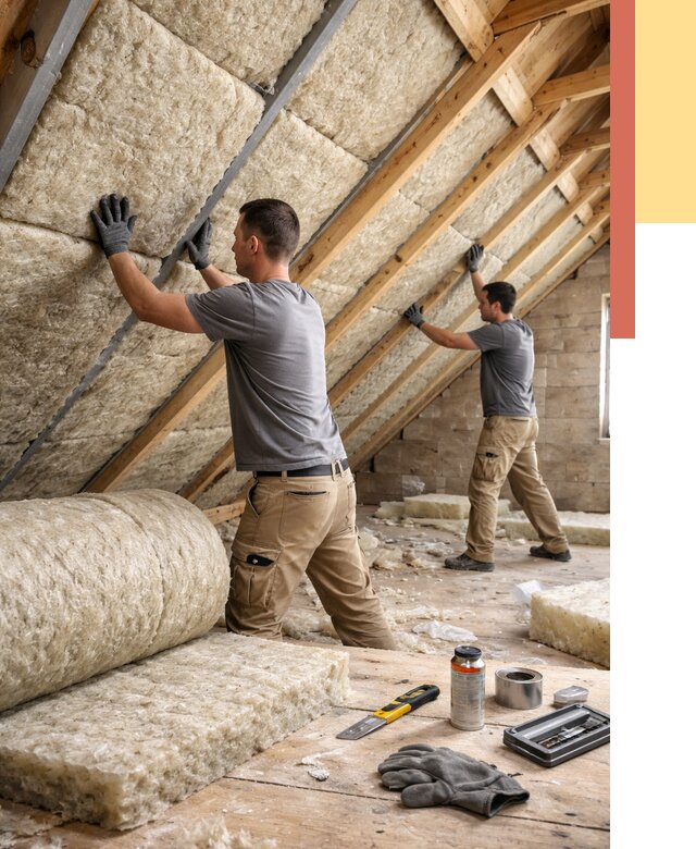 Утепление потолка минватой в Дубне от 1480 руб. — быстро и недорого | ОТДЕЛОЧНИК-Дбн