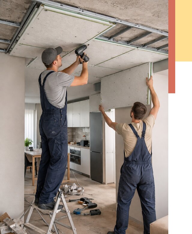 Шумоизоляция потолка панелями зипс в Дубне от 1889 руб. под ключ | ОТДЕЛОЧНИК-Дбн